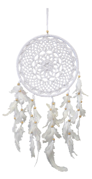 [3660341592724] Attrape-rêves crochet blanc Suprême - GM