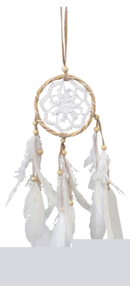 Attrape-rêves crochet blanc Elsa - PM