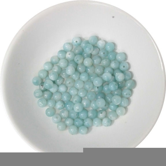 Perles Amazonite 4 mm - Sachet de 100 perles