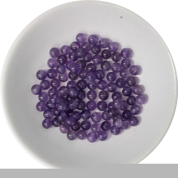 Perles Améthyste 4 mm - Sachet de 100 perles