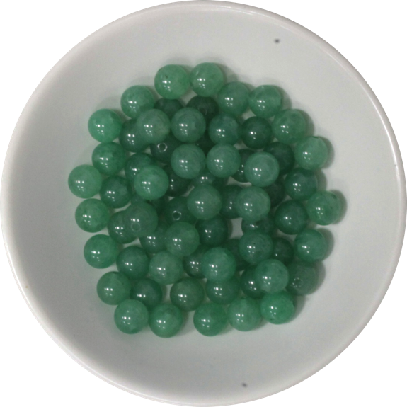 Perles Aventurine 6 mm - Sachet de 66 perles