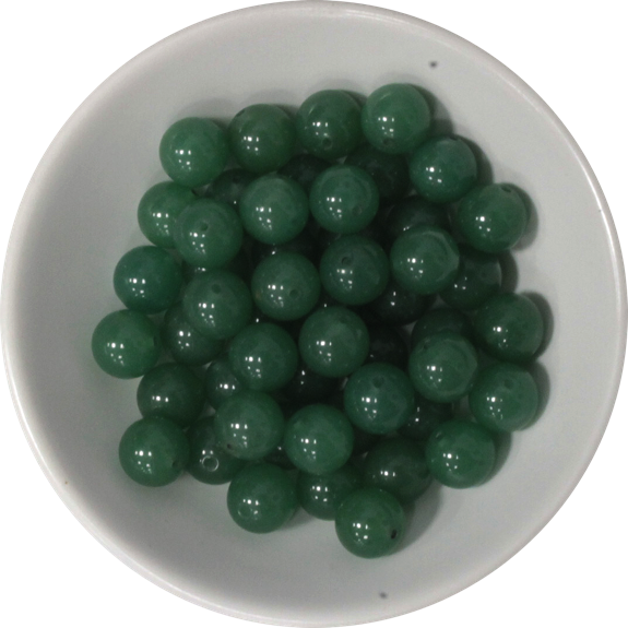 Perles Aventurine 8 mm - Sachet de 50 perles
