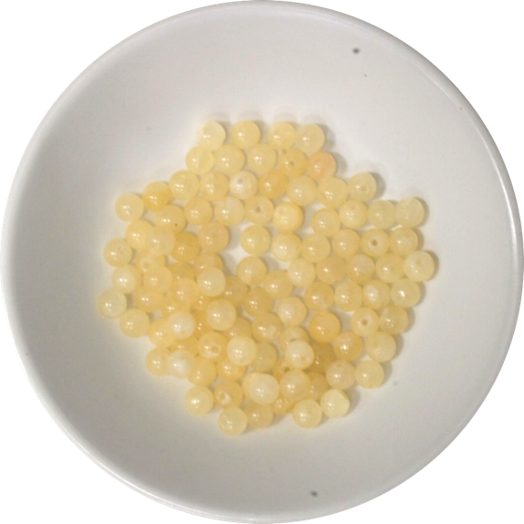 Perles Calcite Orange 4 mm - Sachet de 100 perles