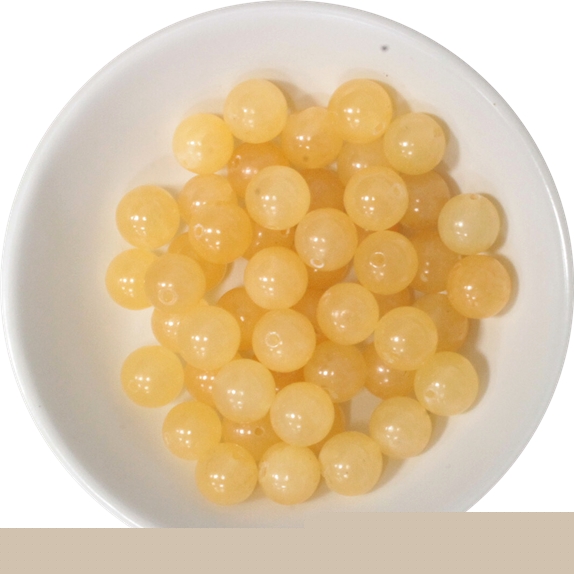 Perles Calcite Orange 8 mm - Sachet de 50 perles