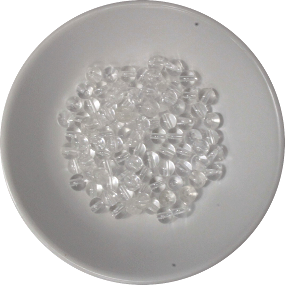 Perles Cristal de Roche 4 mm - Sachet de 100 perles