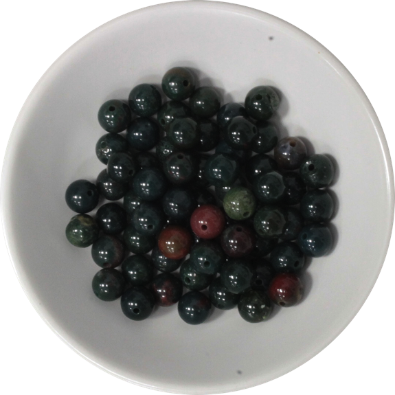 Perles Héliotrope 6 mm - Sachet de 66 perles