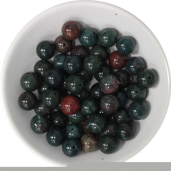 Perles Héliotrope 8 mm - Sachet de 50 perles