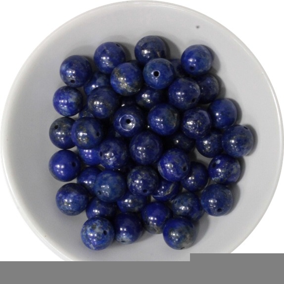 [3660341593516] Perles Lapis Lazuli 8 mm - Sachet de 50 perles