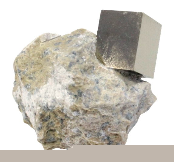 Cube Pyrite sur Gangue - PM