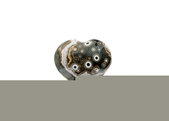 Cœur Jaspe Orbiculaire - 5 cm
