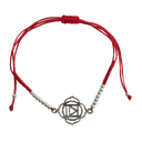 Bracelet cordon ajustable en coton - Chakra Muladhara