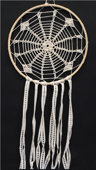 Attrape-Rêves Crochet et Dentelle Ingram beige - TGM