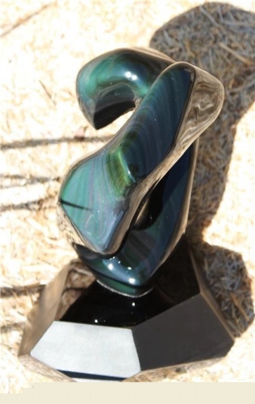 Obsidienne Sculpture - AN0715 2