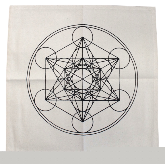 Tapis de Géométrie Sacrée - Cube de Métatron