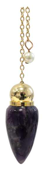 Pendule Pointe Polie en Améthyste