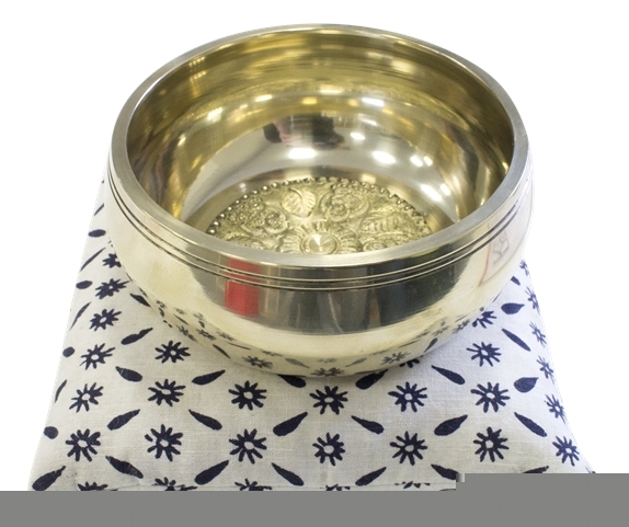 Coussin pour Bol chantant Carré Imprimé Fleurs