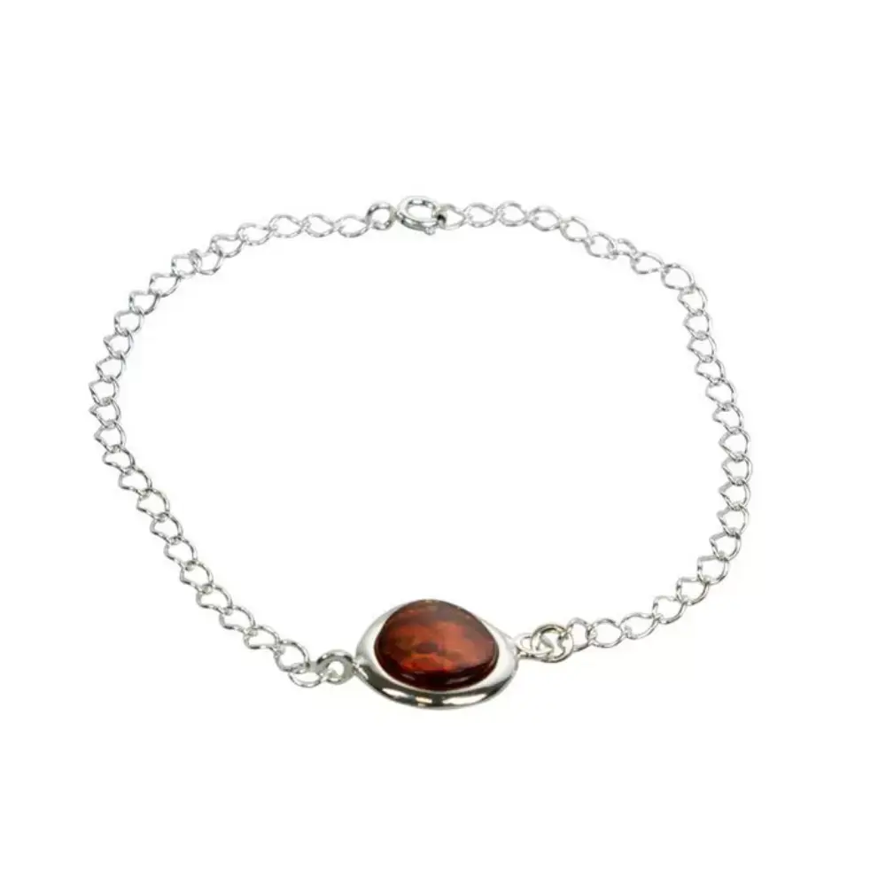 Bracelet Coussin Ambre Brun
