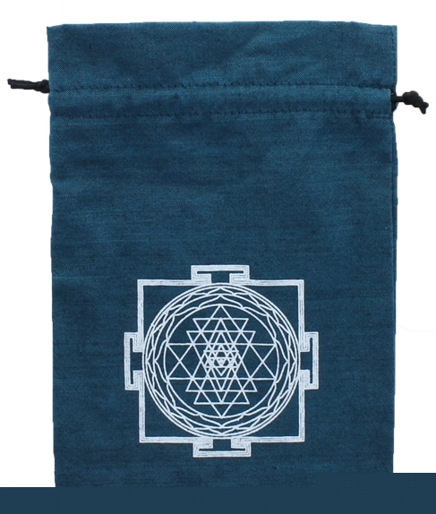 Bourse Shri Yantra Turquoise