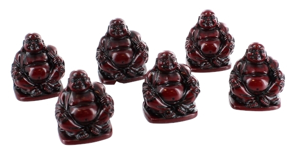 Bouddha Santé - Résine Rouge