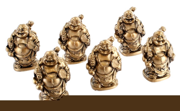 Bouddha Bonheur - Doré