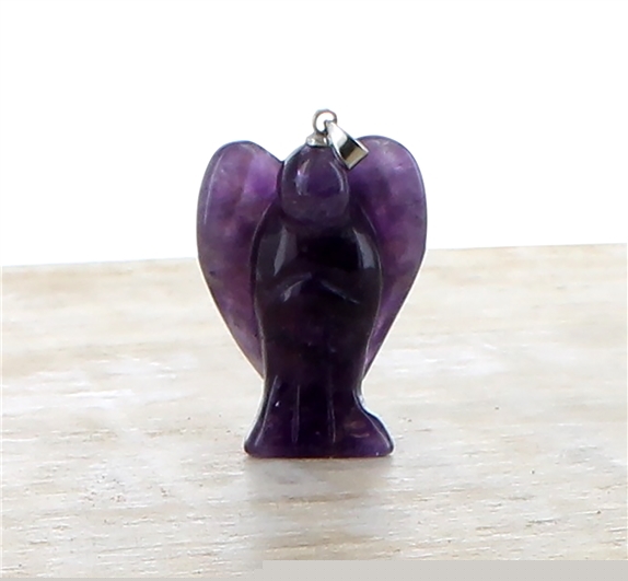 Pendentif Ange Améthyste - Qualité A