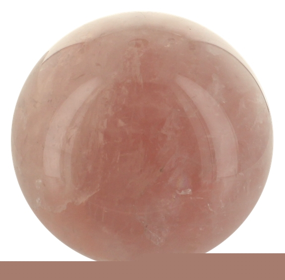 Sphère Quartz Rose - Pièce de 8 à 9 cm