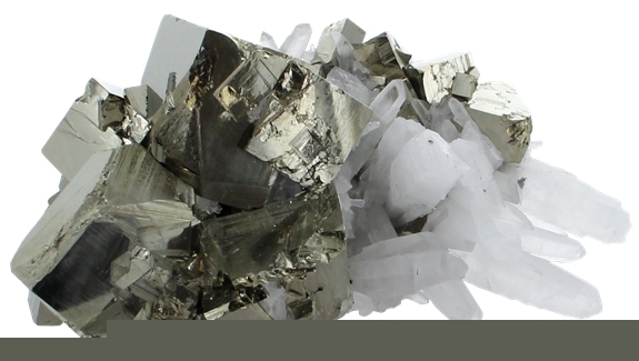 Amas Pyrite et Cristaux - 500 à 600 grammes