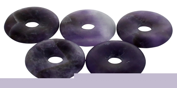 Pi Chinois Améthyste semi poli 30 mm