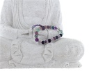 Bracelet mala tibétain - Fluorite