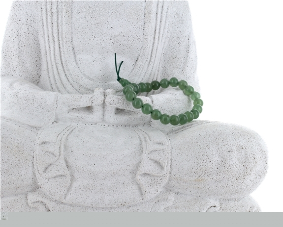 Bracelet mala tibétain - Aventurine verte