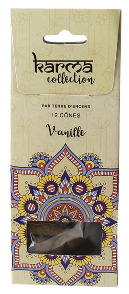 Encens Karma Collection Cônes Vanille