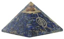Pyramide Orgonite Lapis Lazuli avec Symbole Reiki