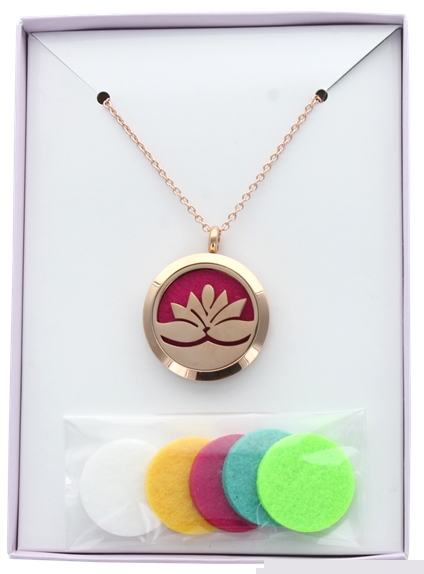 Diffuseur Sautoir Lotus Cuivré