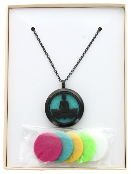 Diffuseur Sautoir Méditation Noir