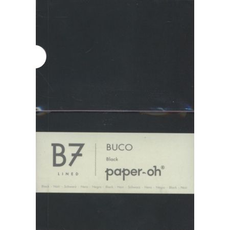 Paper-Oh - Noir - B7 - Ligné