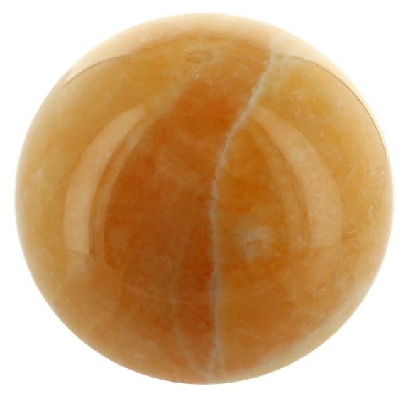 Sphère Calcite Orange - Pièce de 8 à 9 cm