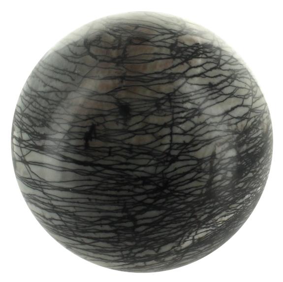 Sphère Jaspe Araignée (Net Jasper) - Pièce de  8 à 9 cm