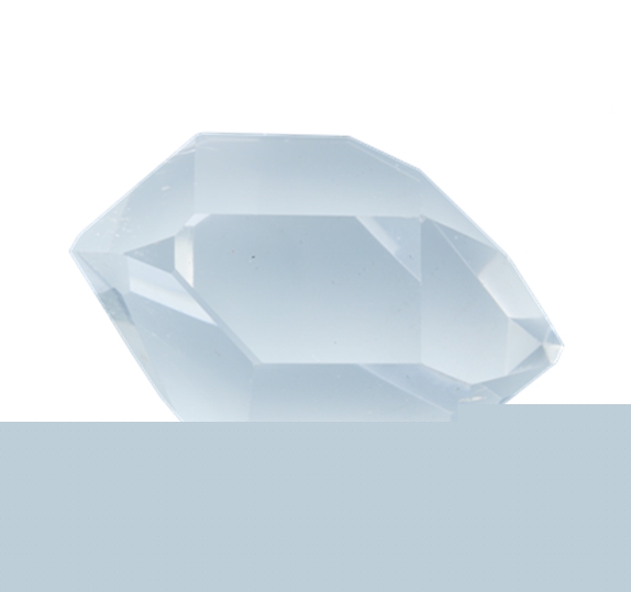 Cristal de Roche Biterminé Poli Extra ++  600 g - 650 g