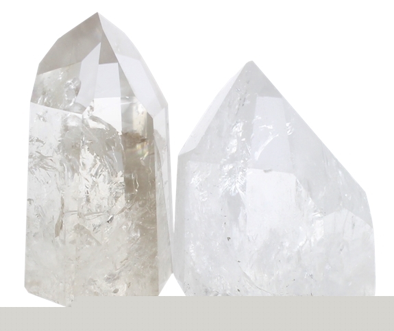 Pointe Polie Cristal de Roche - Qualité A - Lot de 1 kg