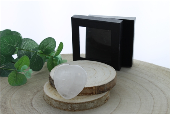 [3660341675052] Coeur Cristal de Roche - 4,5 cm