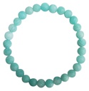 Bracelet Amazonite Perles rondes 6 mm Mates