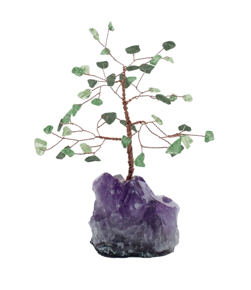 Arbre du Bonheur Aventurine Verte 45 pierres