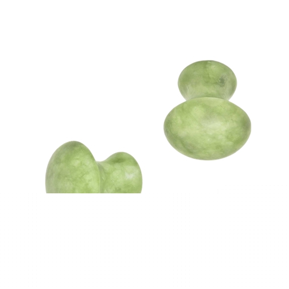 Coffret Masseurs Visage Gua Sha en Jade Vert Assortiment de 2