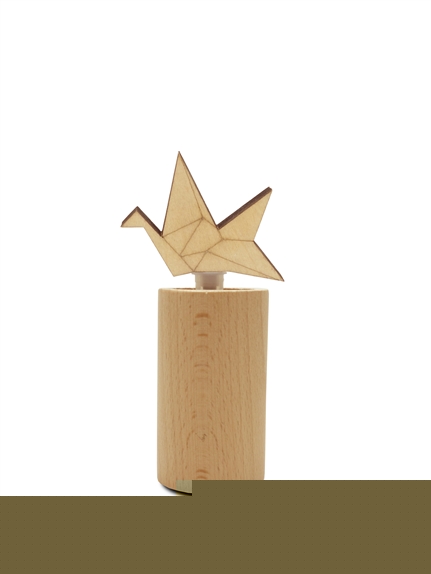 Diffuseur par Capillarité en Bois Oiseau Origami