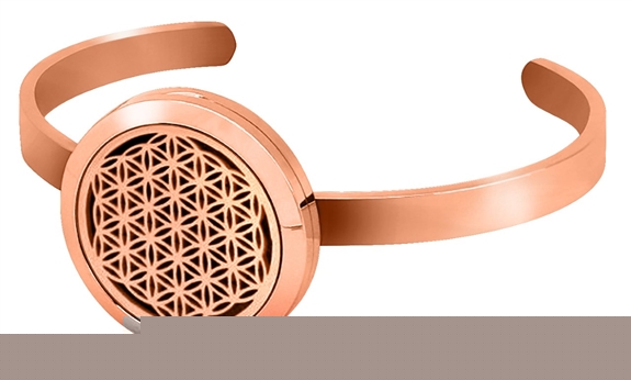 Diffuseur Bracelet Fleur de vie Cuivré