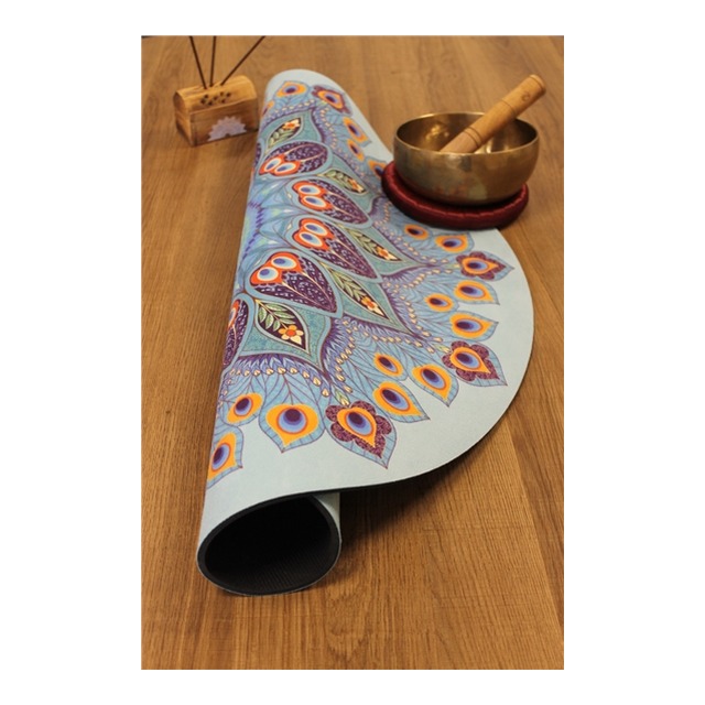 [3660341684375] Tapis de Méditation Rond Mandala Bleu