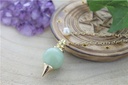 Pendule Sephoroton en Calcédoine Verte