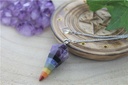 Pendule Cône à Facettes 7 Chakras