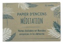 Carnet de Papier d'encens Méditation
