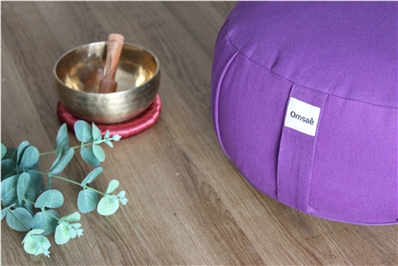 [3660341689370] Zafu en Kapok Bio Violet